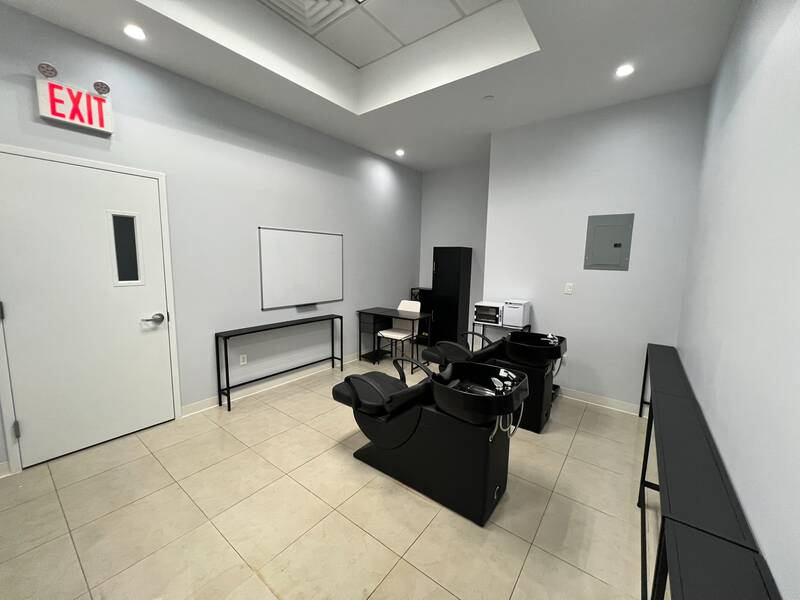 Cosmetology training room